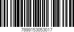 Código de barras (EAN, GTIN, SKU, ISBN): '7899153053017'