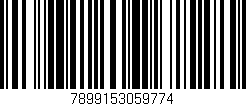 Código de barras (EAN, GTIN, SKU, ISBN): '7899153059774'