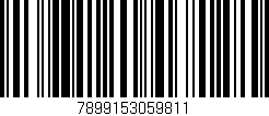 Código de barras (EAN, GTIN, SKU, ISBN): '7899153059811'
