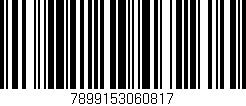 Código de barras (EAN, GTIN, SKU, ISBN): '7899153060817'
