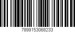 Código de barras (EAN, GTIN, SKU, ISBN): '7899153068233'
