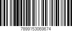 Código de barras (EAN, GTIN, SKU, ISBN): '7899153069674'