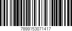 Código de barras (EAN, GTIN, SKU, ISBN): '7899153071417'