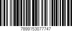 Código de barras (EAN, GTIN, SKU, ISBN): '7899153077747'