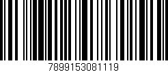 Código de barras (EAN, GTIN, SKU, ISBN): '7899153081119'