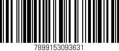 Código de barras (EAN, GTIN, SKU, ISBN): '7899153093631'
