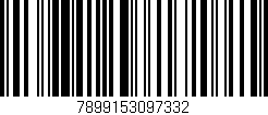 Código de barras (EAN, GTIN, SKU, ISBN): '7899153097332'