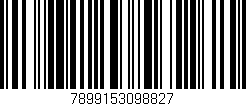 Código de barras (EAN, GTIN, SKU, ISBN): '7899153098827'