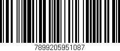 Código de barras (EAN, GTIN, SKU, ISBN): '7899205951087'