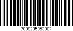 Código de barras (EAN, GTIN, SKU, ISBN): '7899205953807'