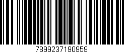 Código de barras (EAN, GTIN, SKU, ISBN): '7899237190959'