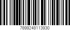 Código de barras (EAN, GTIN, SKU, ISBN): '7899248113930'