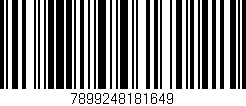 Código de barras (EAN, GTIN, SKU, ISBN): '7899248181649'