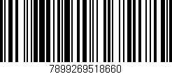 Código de barras (EAN, GTIN, SKU, ISBN): '7899269518660'