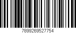 Código de barras (EAN, GTIN, SKU, ISBN): '7899269527754'