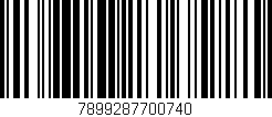 Código de barras (EAN, GTIN, SKU, ISBN): '7899287700740'