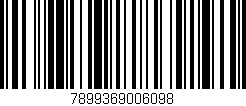 Código de barras (EAN, GTIN, SKU, ISBN): '7899369006098'
