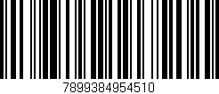 Código de barras (EAN, GTIN, SKU, ISBN): '7899384954510'