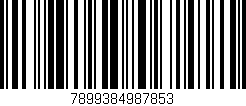 Código de barras (EAN, GTIN, SKU, ISBN): '7899384987853'