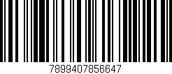 Código de barras (EAN, GTIN, SKU, ISBN): '7899407856647'