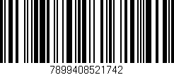 Código de barras (EAN, GTIN, SKU, ISBN): '7899408521742'