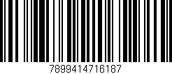 Código de barras (EAN, GTIN, SKU, ISBN): '7899414716187'