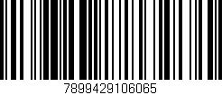 Código de barras (EAN, GTIN, SKU, ISBN): '7899429106065'
