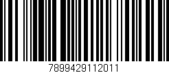 Código de barras (EAN, GTIN, SKU, ISBN): '7899429112011'