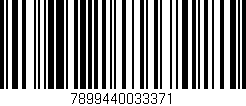 Código de barras (EAN, GTIN, SKU, ISBN): '7899440033371'