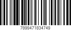 Código de barras (EAN, GTIN, SKU, ISBN): '7899471834749'