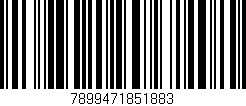 Código de barras (EAN, GTIN, SKU, ISBN): '7899471851883'