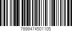 Código de barras (EAN, GTIN, SKU, ISBN): '7899474501105'