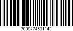 Código de barras (EAN, GTIN, SKU, ISBN): '7899474501143'