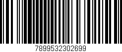 Código de barras (EAN, GTIN, SKU, ISBN): '7899532302699'