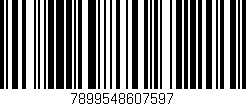 Código de barras (EAN, GTIN, SKU, ISBN): '7899548607597'