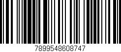 Código de barras (EAN, GTIN, SKU, ISBN): '7899548608747'