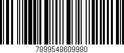 Código de barras (EAN, GTIN, SKU, ISBN): '7899548609980'
