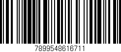 Código de barras (EAN, GTIN, SKU, ISBN): '7899548616711'