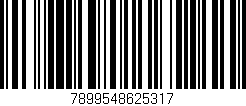 Código de barras (EAN, GTIN, SKU, ISBN): '7899548625317'