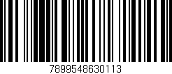 Código de barras (EAN, GTIN, SKU, ISBN): '7899548630113'