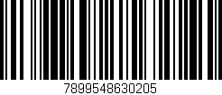 Código de barras (EAN, GTIN, SKU, ISBN): '7899548630205'