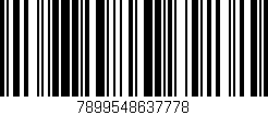 Código de barras (EAN, GTIN, SKU, ISBN): '7899548637778'