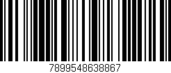 Código de barras (EAN, GTIN, SKU, ISBN): '7899548638867'