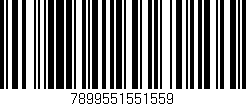 Código de barras (EAN, GTIN, SKU, ISBN): '7899551551559'