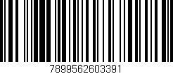 Código de barras (EAN, GTIN, SKU, ISBN): '7899562603391'