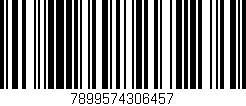 Código de barras (EAN, GTIN, SKU, ISBN): '7899574306457'