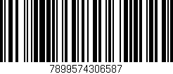 Código de barras (EAN, GTIN, SKU, ISBN): '7899574306587'