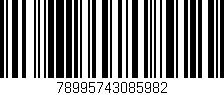 Código de barras (EAN, GTIN, SKU, ISBN): '78995743085982'