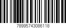 Código de barras (EAN, GTIN, SKU, ISBN): '78995743086118'