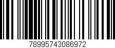 Código de barras (EAN, GTIN, SKU, ISBN): '78995743086972'